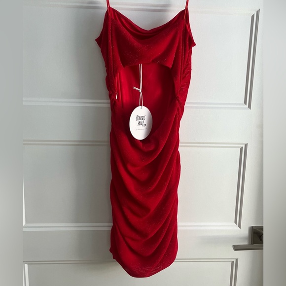 HOLLOWAY WISHES MINI DRESS RED NWT - Picture 5 of 6